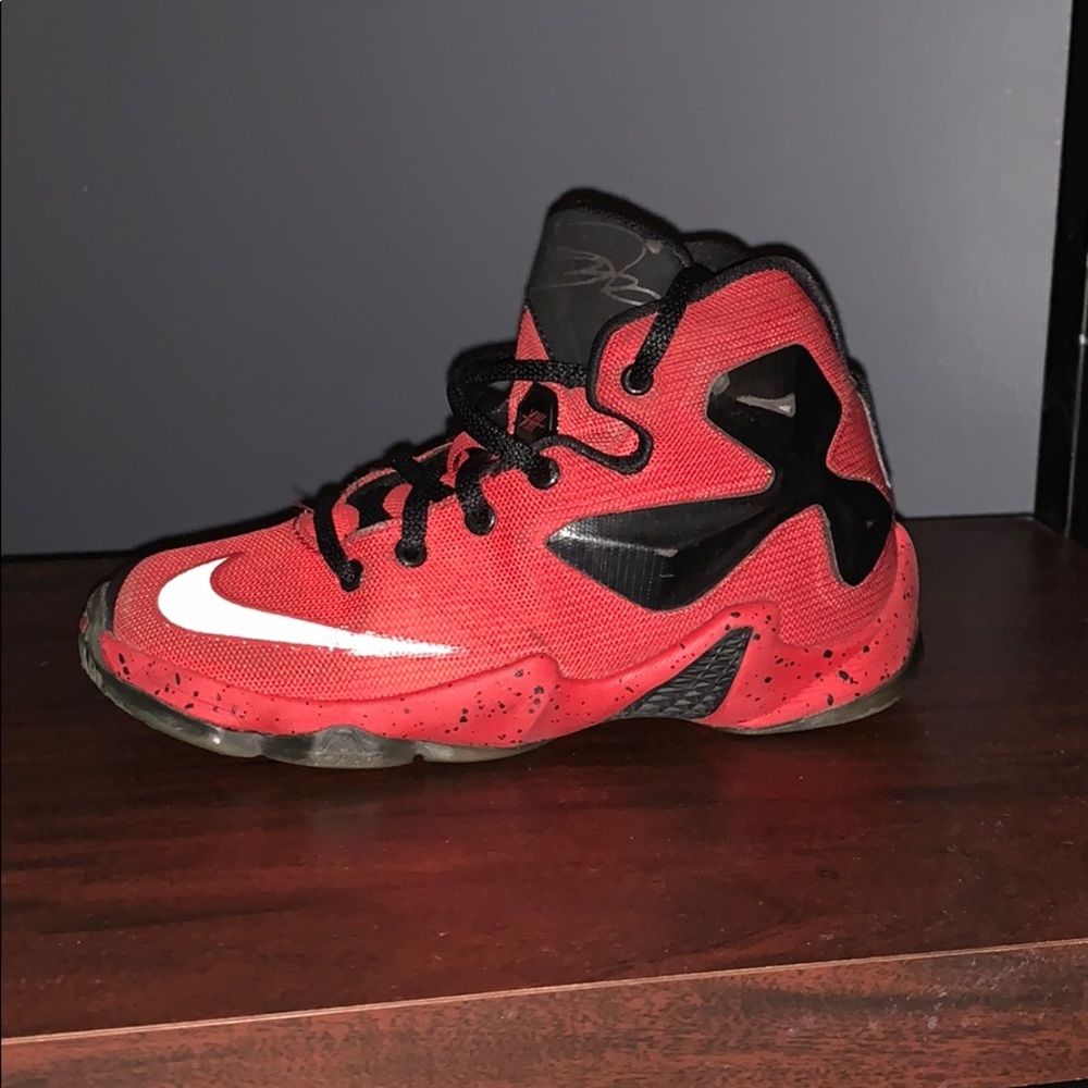 Red & Black Lebrons